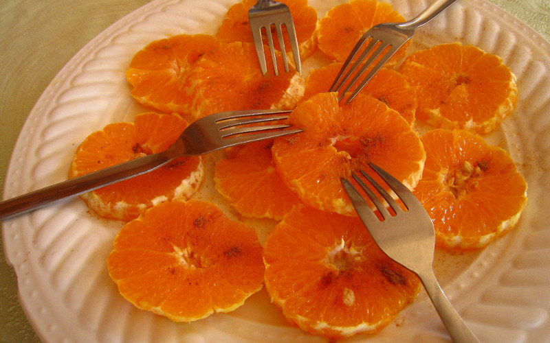 Salade d orange à la cannelle