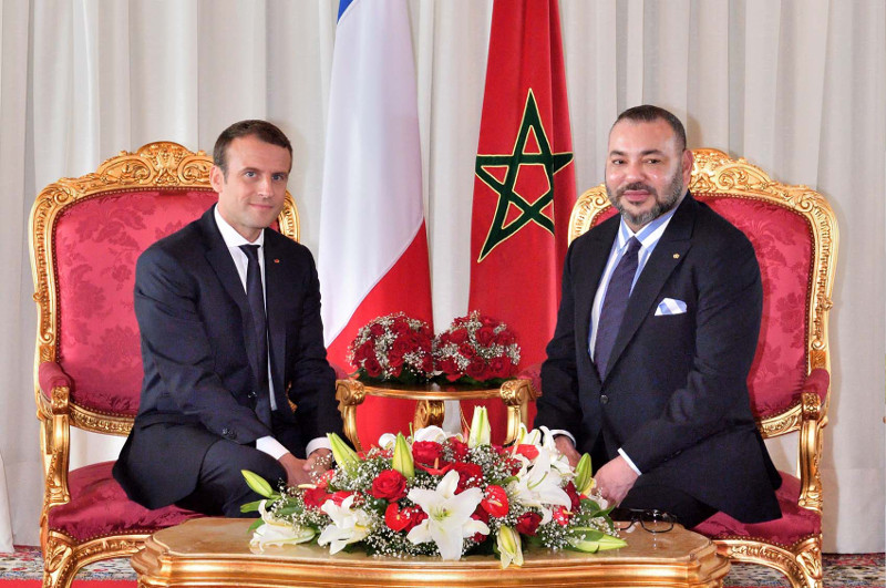 La Visite D'Emmanuel Macron Au Maroc En Photos