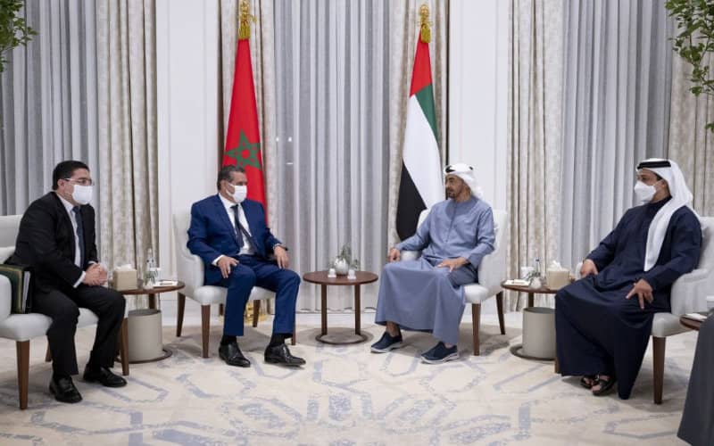 Aziz Akhannouch, envoy of King Mohammed VI, received by the Crown Prince of Abu Dhabi