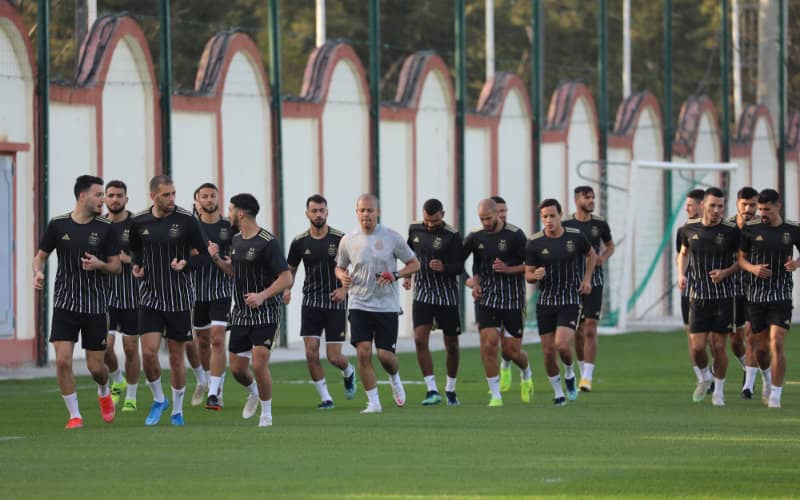 Football L Algerie Se Prepare Pour Son Match Au Maroc