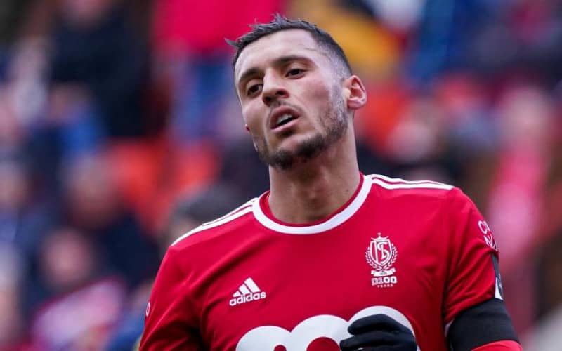 Selim Amallah scores as 10-man Anderlecht hold Standard Liege